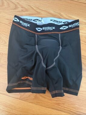 Shock Doctor compression short with a protective-cup pocket | Size S